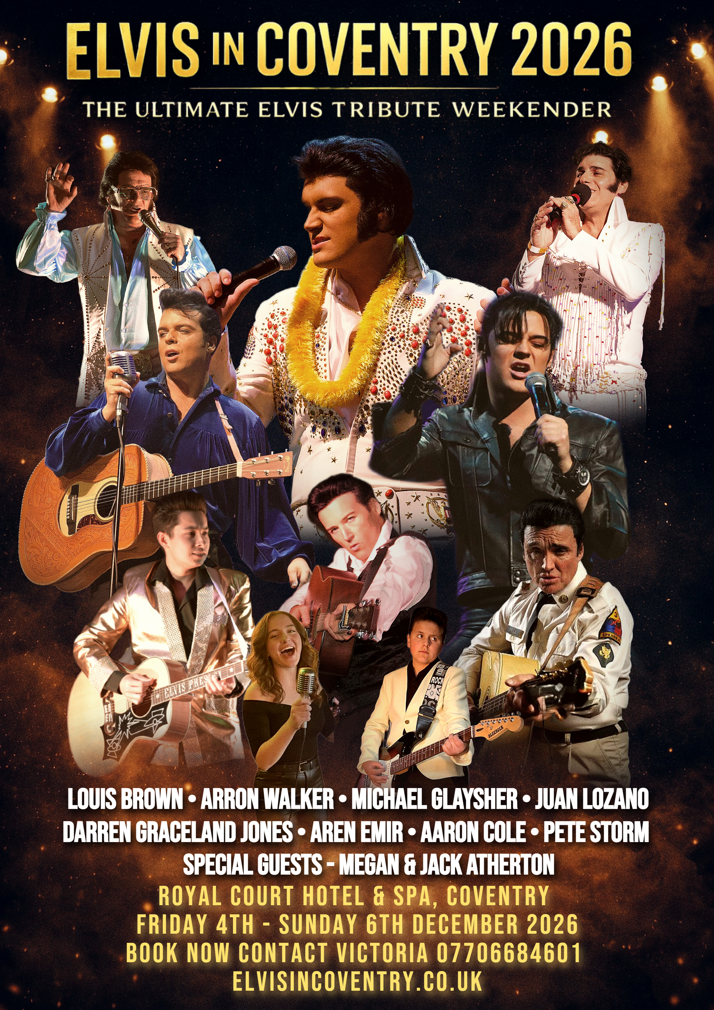 Elvis in Coventry 2026 official event poster